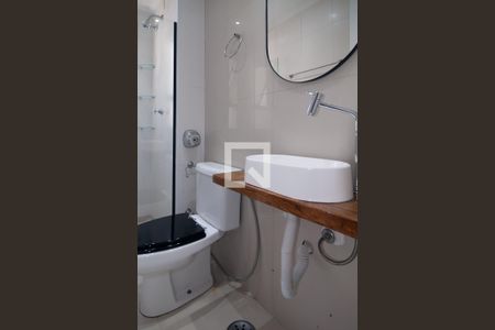 Banheiro de apartamento para alugar com 1 quarto, 40m² em Bela Vista, São Paulo