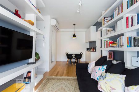 Sala de apartamento à venda com 1 quarto, 47m² em Centro, São Paulo