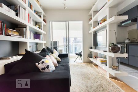 Sala de apartamento à venda com 1 quarto, 47m² em Centro, São Paulo