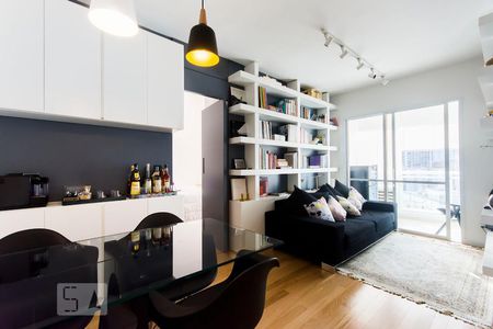 Sala de apartamento à venda com 1 quarto, 47m² em Centro, São Paulo