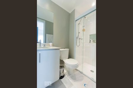 Banheiro de apartamento à venda com 1 quarto, 47m² em Centro, São Paulo