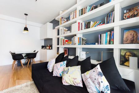 Sala de apartamento à venda com 1 quarto, 47m² em Centro, São Paulo