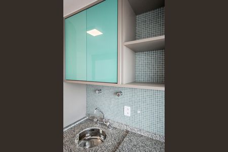 Detalhe Cozinha de apartamento para alugar com 1 quarto, 32m² em Vila Mariana, São Paulo