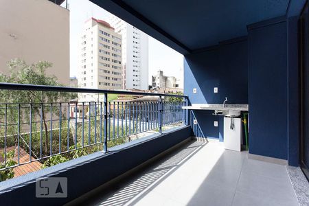 Studio à venda com 35m², 1 quarto e 1 vagaVaranda