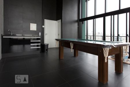 Studio à venda com 35m², 1 quarto e 1 vagaSalão de jogos