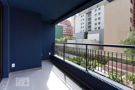 Studio à venda com 35m², 1 quarto e 1 vagaVaranda