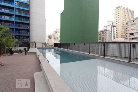 Studio à venda com 35m², 1 quarto e 1 vagaPiscina