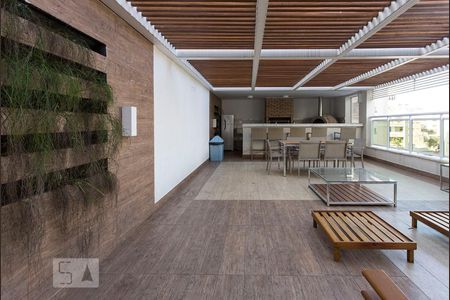 Apartamento à venda com 54m², 1 quarto e 1 vagaChurrasqueira