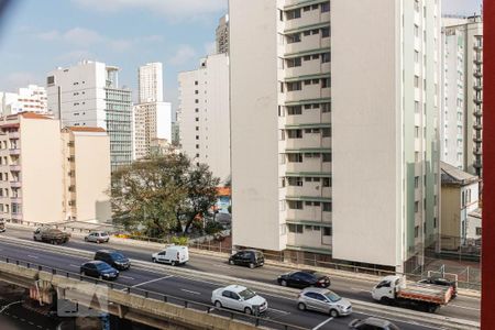 Vista  de apartamento à venda com 1 quarto, 34m² em Santa Cecília, São Paulo