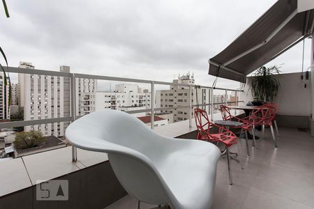 Varanda de apartamento à venda com 1 quarto, 75m² em Perdizes, São Paulo