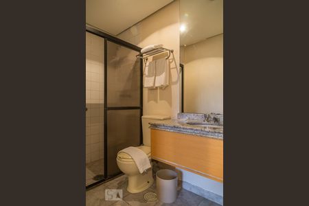 Banheiro de kitnet/studio para alugar com 1 quarto, 37m² em Vila Clementino, São Paulo