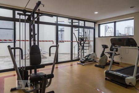 Studio para alugar com 37m², 1 quarto e 1 vaga Studio para alugar com 37m², 1 quarto e 1 vagaAcademia