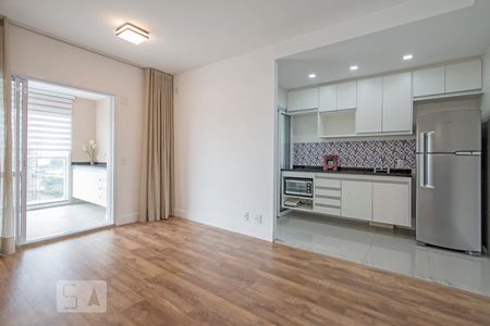 Sala e Cozinha de apartamento à venda com 1 quarto, 51m² em Vila Gertrudes, São Paulo