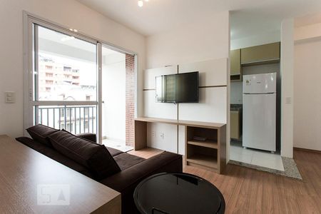 Sala de apartamento para alugar com 1 quarto, 48m² em República, São Paulo