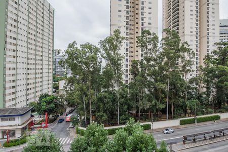 Vista Sala de apartamento para alugar com 1 quarto, 45m² em Campo Belo, São Paulo