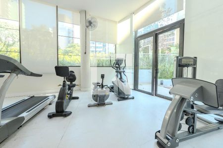 Apartamento para alugar com 50m², 1 quarto e 1 vaga Apartamento para alugar com 50m², 1 quarto e 1 vagaÁrea comum - Academia