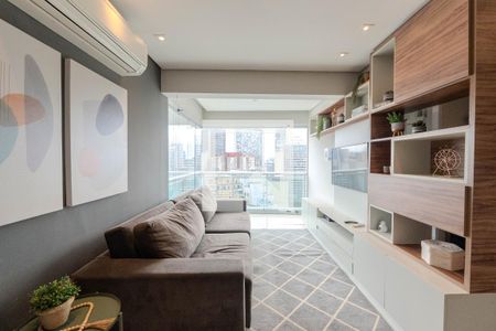 Sala de apartamento para alugar com 1 quarto, 50m² em Centro, São Paulo