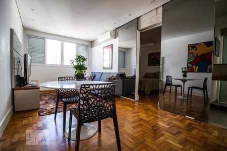 Sala  de apartamento para alugar com 1 quarto, 47m² em Bela Vista, São Paulo