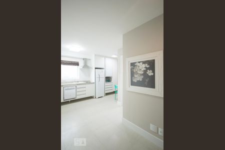 Detalhe Sala de kitnet/studio para alugar com 1 quarto, 50m² em Brooklin Paulista, São Paulo