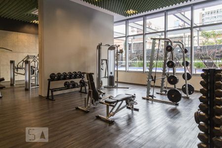 Apartamento para alugar com 65m², 1 quarto e 1 vaga Apartamento para alugar com 65m², 1 quarto e 1 vagaAcademia