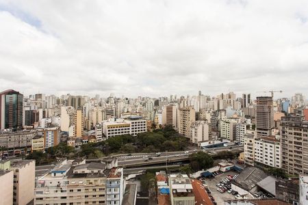 Vista de kitnet/studio para alugar com 1 quarto, 43m² em Santa Cecília, São Paulo