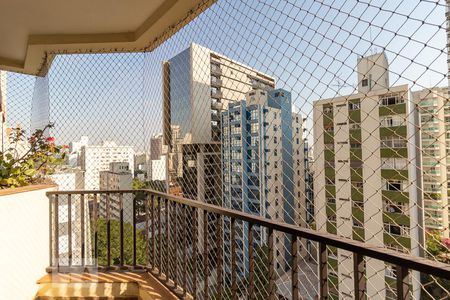 Varanda de apartamento à venda com 3 quartos, 123m² em Cerqueira César, São Paulo