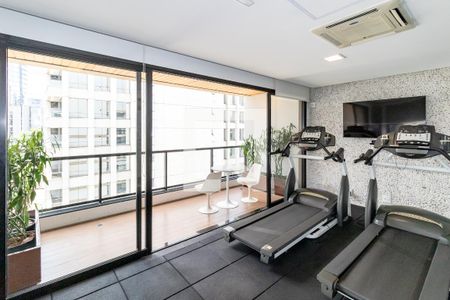 Apartamento para alugar com 90m², 1 quarto e 1 vaga Apartamento para alugar com 90m², 1 quarto e 1 vagaÁrea comum - Academia