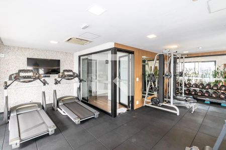 Apartamento para alugar com 90m², 1 quarto e 1 vaga Apartamento para alugar com 90m², 1 quarto e 1 vagaÁrea comum - Academia