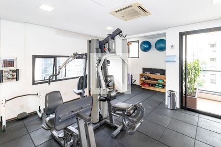 Apartamento para alugar com 90m², 1 quarto e 1 vaga Apartamento para alugar com 90m², 1 quarto e 1 vagaÁrea comum - Academia