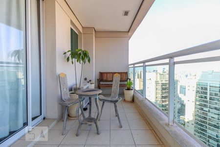Varanda de apartamento para alugar com 1 quarto, 51m² em Cerqueira César, São Paulo