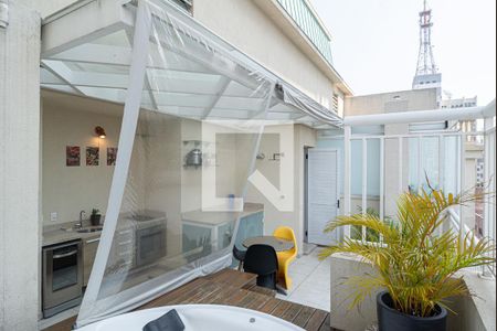 Apartamento à venda com 70m², 1 quarto e 2 vagas Apartamento à venda com 70m², 1 quarto e 2 vagasTerraço