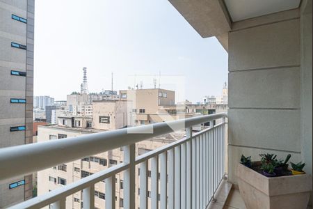 Varanda da Sala de apartamento para alugar com 1 quarto, 70m² em Bela Vista, São Paulo