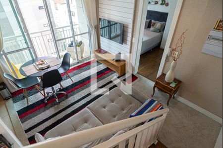Sala de apartamento para alugar com 1 quarto, 70m² em Bela Vista, São Paulo