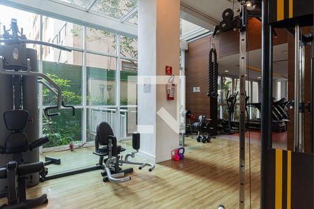 Apartamento à venda com 70m², 1 quarto e 2 vagas Apartamento à venda com 70m², 1 quarto e 2 vagasÁrea comum - Academia