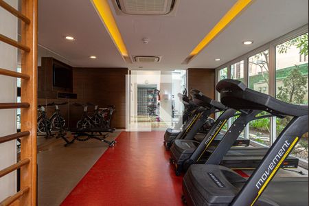 Apartamento à venda com 70m², 1 quarto e 2 vagas Apartamento à venda com 70m², 1 quarto e 2 vagasÁrea comum - Academia