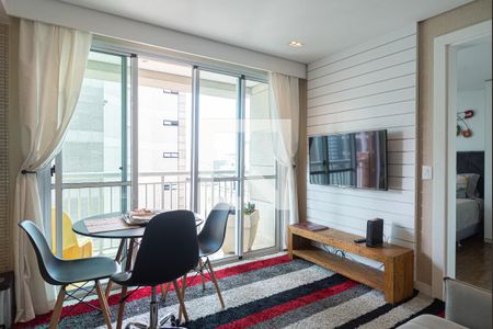 Sala de apartamento para alugar com 1 quarto, 70m² em Bela Vista, São Paulo