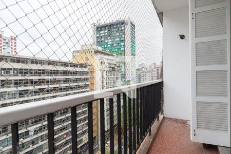 Varanda do Quarto de apartamento à venda com 1 quarto, 60m² em Bela Vista, São Paulo