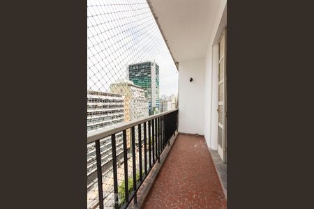 Varanda de apartamento para alugar com 1 quarto, 60m² em Bela Vista, São Paulo
