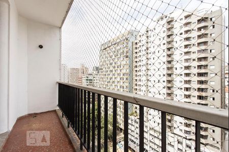 Varanda de apartamento para alugar com 1 quarto, 60m² em Bela Vista, São Paulo