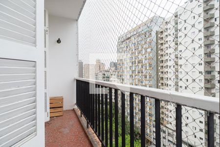 Varanda do Quarto de apartamento à venda com 1 quarto, 60m² em Bela Vista, São Paulo