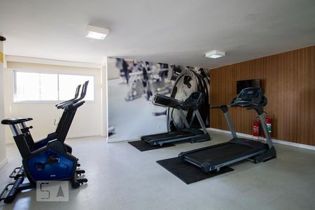 Apartamento para alugar com 42m², 1 quarto e 1 vaga Apartamento para alugar com 42m², 1 quarto e 1 vagaAcademia