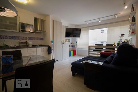 Sala/Cozinha de Apartamento com 1 quarto, 42m² Consolação
