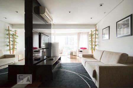 Sala de apartamento à venda com 2 quartos, 75m² em Cidade Monções, São Paulo