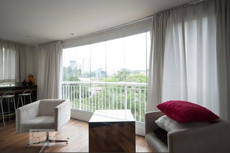 Sacada/Sala de apartamento à venda com 2 quartos, 75m² em Cidade Monções, São Paulo