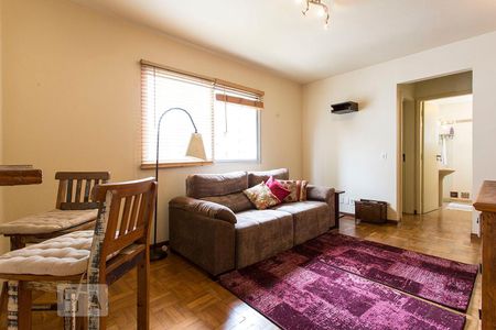 Sala de apartamento à venda com 1 quarto, 60m² em Jardim Paulista, São Paulo