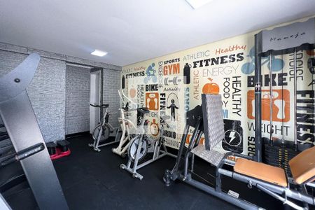 Apartamento para alugar com 45m², 1 quarto e 1 vaga Apartamento para alugar com 45m², 1 quarto e 1 vagaÁrea comum - Academia