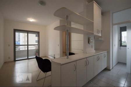 Sala de apartamento para alugar com 1 quarto, 50m² em Brooklin Paulista, São Paulo