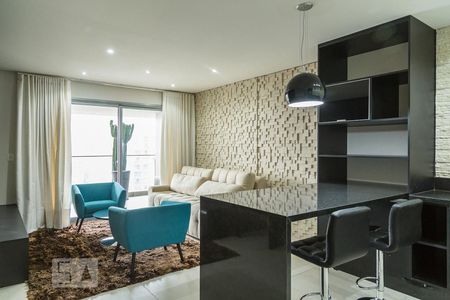 Sala de apartamento para alugar com 1 quarto, 80m² em Vila Nova Conceição, São Paulo