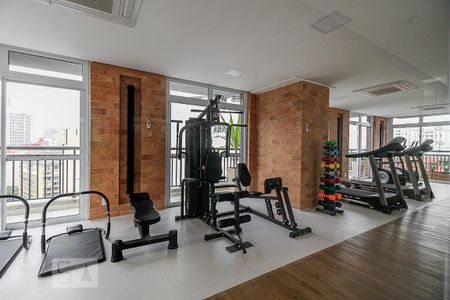 Apartamento para alugar com 40m², 1 quarto e 1 vaga Apartamento para alugar com 40m², 1 quarto e 1 vagaAcademia