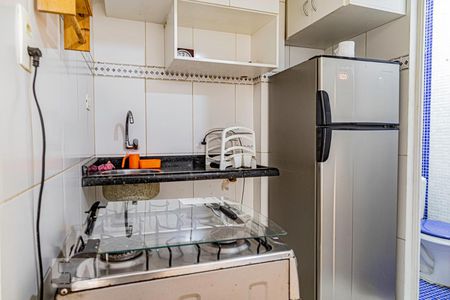 Cozinha de kitnet/studio à venda com 1 quarto, 30m² em Bela Vista, São Paulo